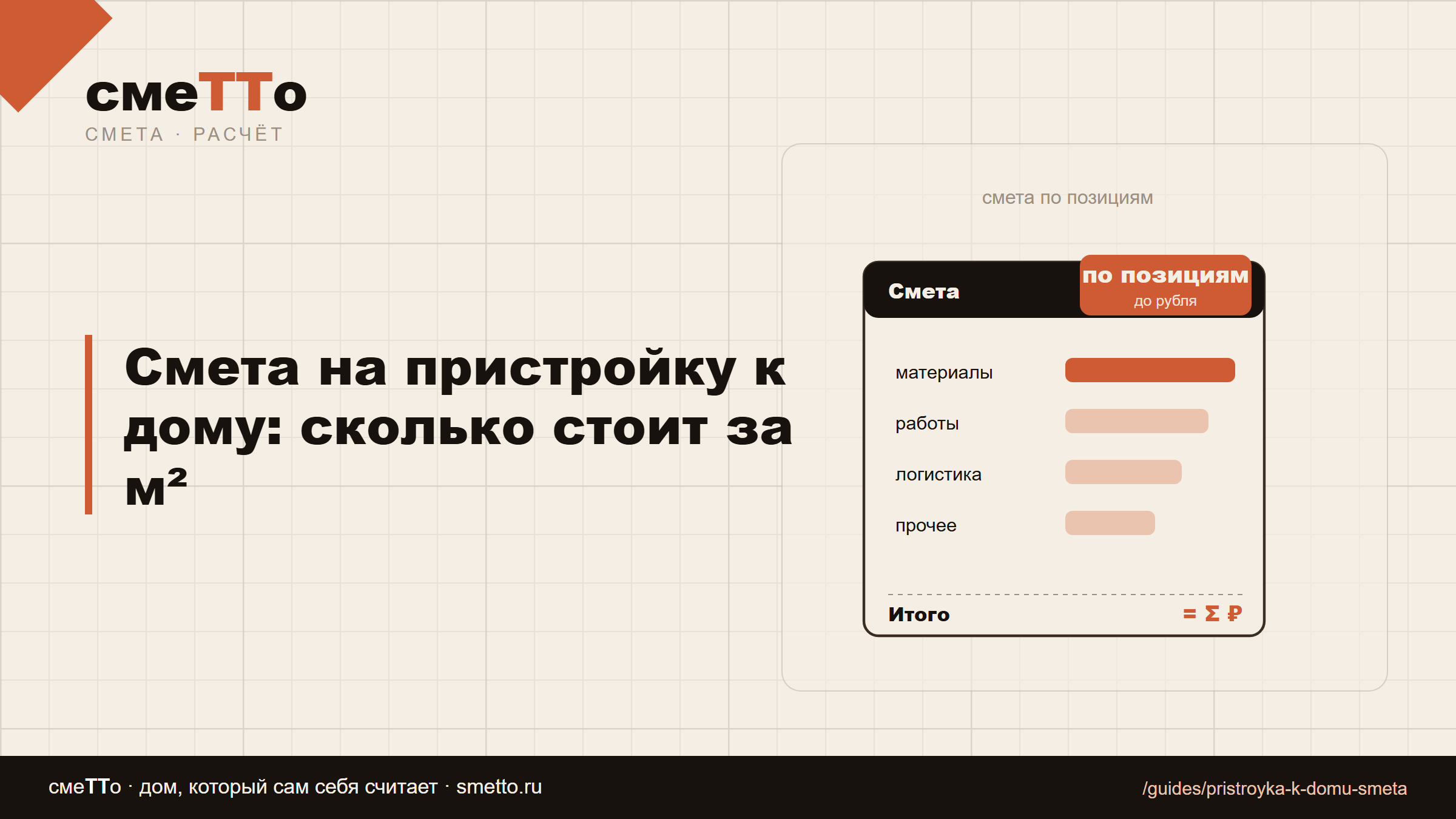 Смета на пристройку к дому: сколько стоит за м²
